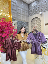 Summer Satin Top With Belt (PRM-615)